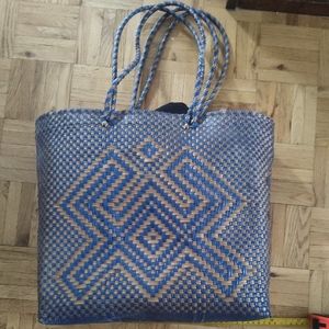 Oaxaca Mexican tote handwoven-Medium